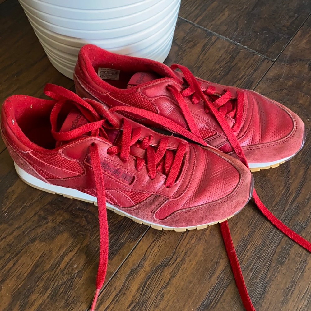 Red Reebok Sneakers